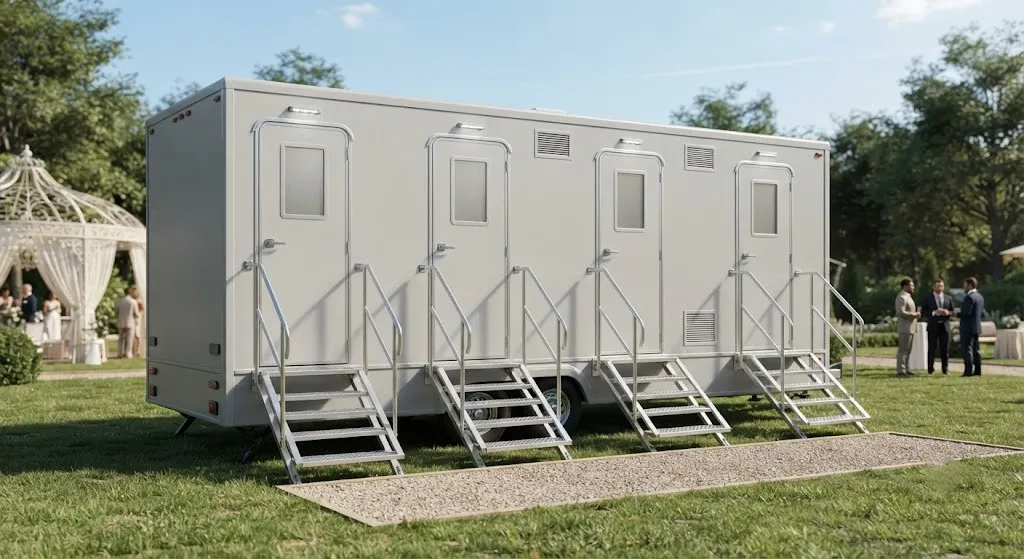4 Stall Restroom Trailer in Scottsdale, AZ
