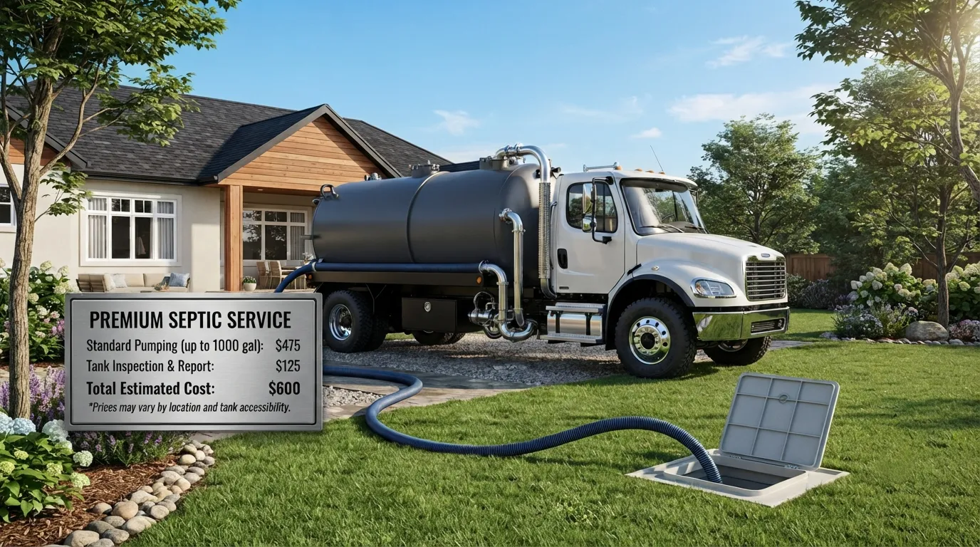 Septic Tank Pumping Cost in Scottsdale, AZ
